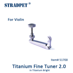 STRADPET TITANIO TIRACANTINO VIOLINO 2.0 LUCIDO 51700
