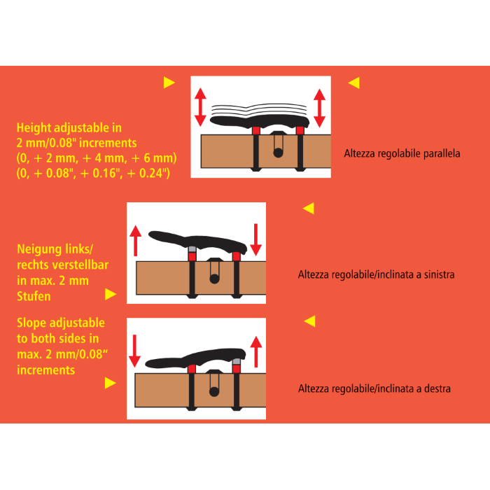 WITTNER MENTONIERA VIOLINO LATERIALE ZUERICH REGOLABILE 3/4-4/4 258211