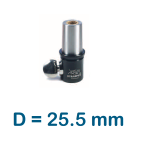 STRADPET TITANIO INNESTO PER PUNTALE NERO DA 25.5 mm. 64304-25.5