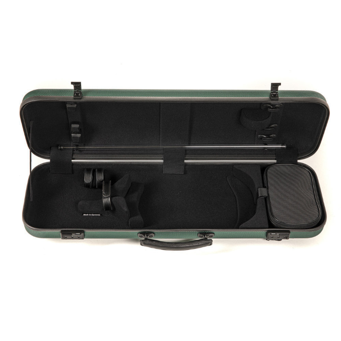 GEWA ASTUCCIO VIOLINO 4/4 RETTANGOLARE HIGHTECH-CARBON AIR AVANGARDE VERDE 2.4 KG 