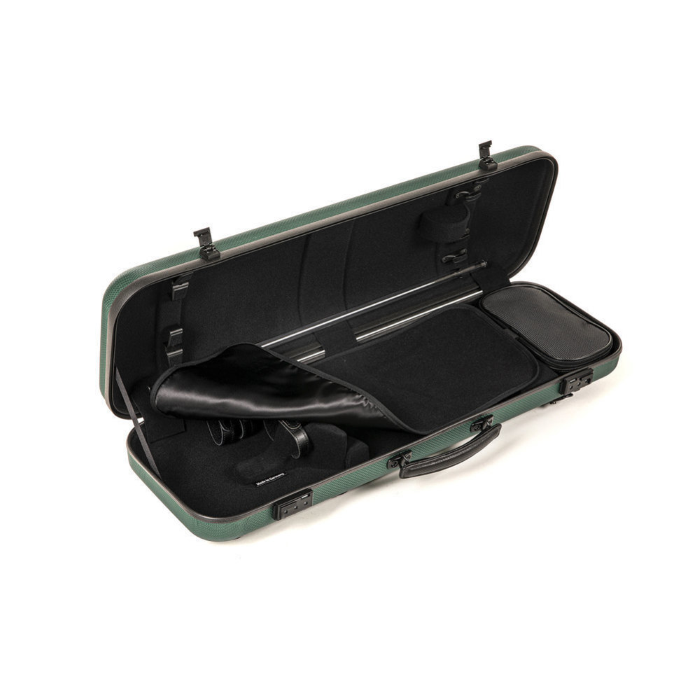 GEWA ASTUCCIO VIOLINO 4/4 RETTANGOLARE HIGHTECH-CARBON AIR AVANGARDE VERDE 2.4 KG 