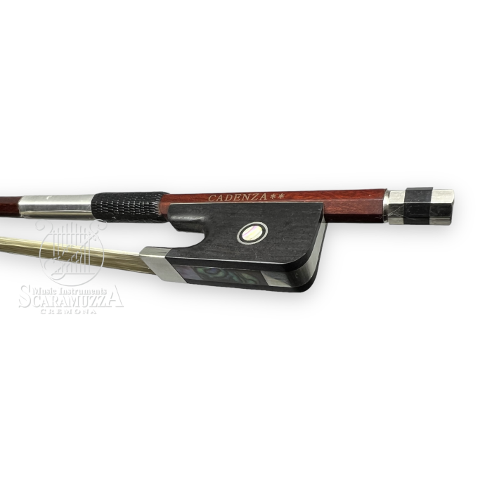 Orchestra Carbon Fibre Weave Violin Bow 4/4, Fleur De Lys