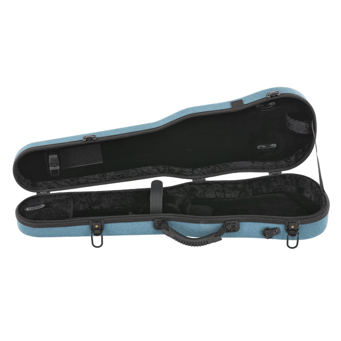 GEWA ASTUCCIO VIOLINO REGOLABILE DA 1/2 A 4/4 SAGOMATO BIO-S BLUE