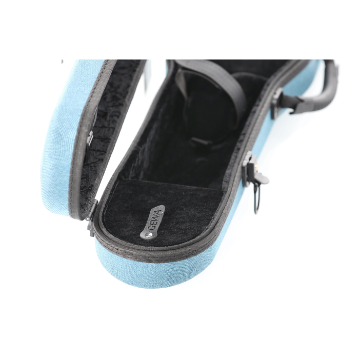 GEWA ASTUCCIO VIOLINO REGOLABILE DA 1/2 A 4/4 SAGOMATO BIO-S BLUE