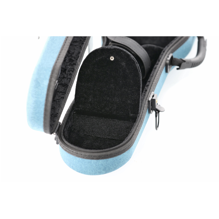 GEWA ASTUCCIO VIOLINO REGOLABILE DA 1/2 A 4/4 SAGOMATO BIO-S BLUE