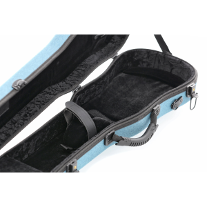 GEWA ASTUCCIO VIOLINO REGOLABILE DA 1/2 A 4/4 SAGOMATO BIO-S BLUE