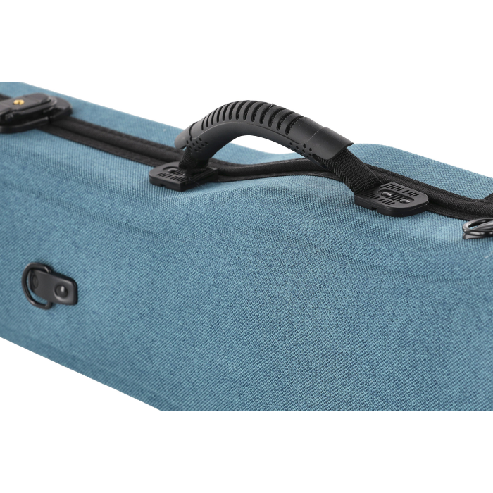 GEWA ASTUCCIO VIOLINO REGOLABILE DA 1/2 A 4/4 SAGOMATO BIO-S BLUE