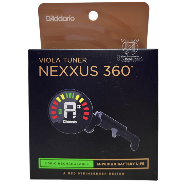 D'ADDARIO PW-CT-31 NEXXUS 360 VIOLA ACCORDATORE RICARICABILE