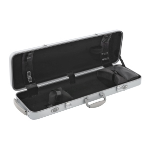 GEWA ASTUCCIO VIOLINO 4/4 RETTANGOLARE POLICARBONATO 2.4 ARGENTO 2.4KG