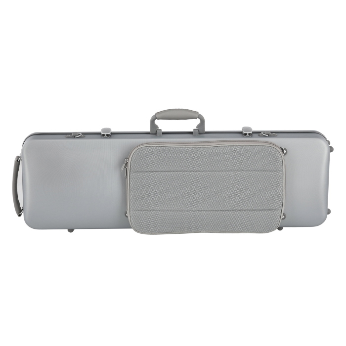 GEWA ASTUCCIO VIOLINO 4/4 RETTANGOLARE POLICARBONATO 2.4 ARGENTO 2.4KG