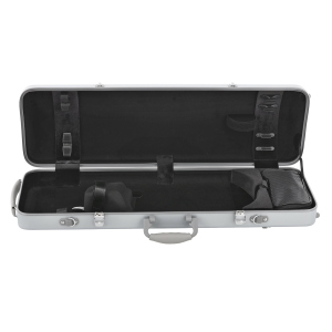 GEWA ASTUCCIO VIOLINO 4/4 RETTANGOLARE POLICARBONATO 2.4 ARGENTO 2.4KG