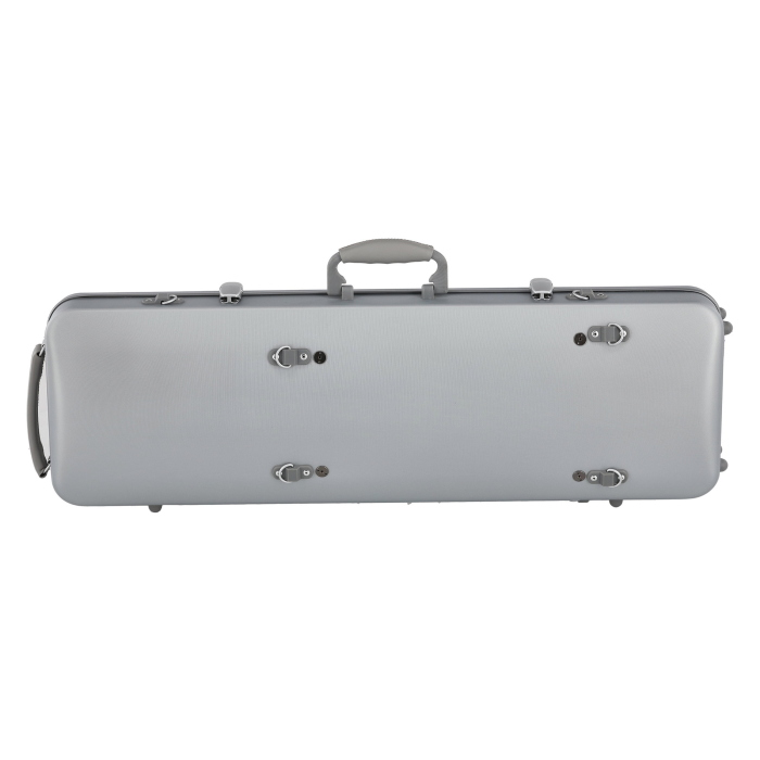 GEWA ASTUCCIO VIOLINO 4/4 RETTANGOLARE POLICARBONATO 2.4 ARGENTO 2.4KG