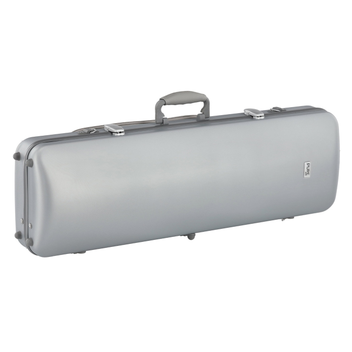 GEWA ASTUCCIO VIOLINO 4/4 RETTANGOLARE POLICARBONATO 2.4 ARGENTO 2.4KG