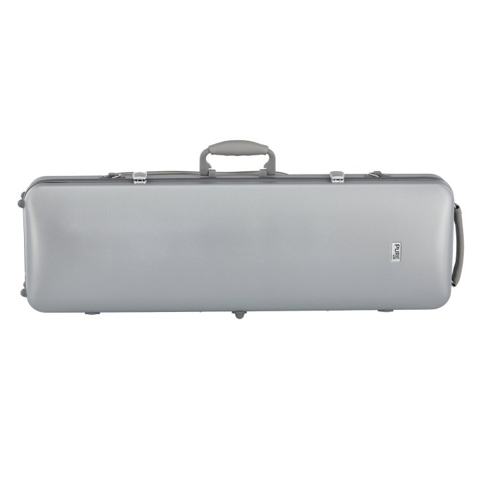GEWA ASTUCCIO VIOLINO 4/4 RETTANGOLARE POLICARBONATO 2.4 ARGENTO 2.4KG