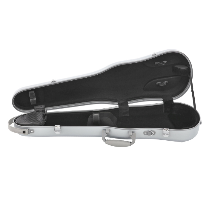 GEWA ASTUCCIO VIOLINO 4/4 SAGOMATO POLICARBONATO PURE 1.6 KG ARGENTO