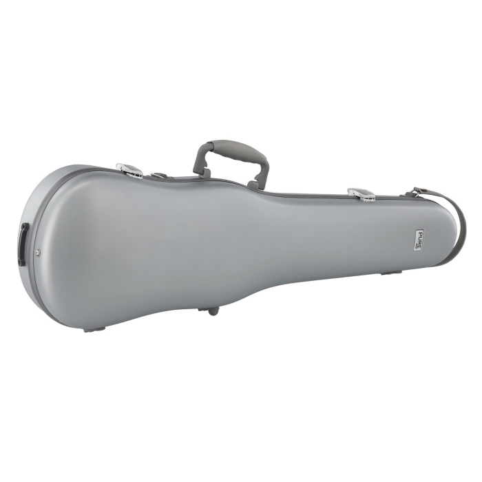 GEWA ASTUCCIO VIOLINO 4/4 SAGOMATO POLICARBONATO PURE 1.6 KG ARGENTO
