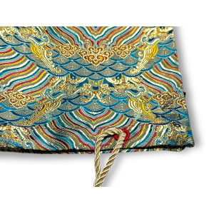 WOW SACCA PER VIOLINO DOPPIO STRATO 100% SETA JACQUARD NUBI ORIENTALI