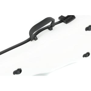 GEWA ASTUCCIO VIOLINO 4/4 SAGOMATO THERMOPLAST AIR 1.7 KG MANIGLIA METRO, BIANCO LUCIDO 
